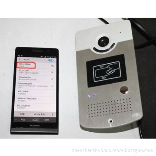 Wifi Video Door Phone,support App on Adroid /IOS phone